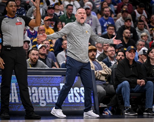 Data suggests NBA refs are calling fewer fouls. Nuggets coach Michael Malone hasn’t noticed, “because we never get foul calls”