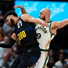 Aaron Gordon slams epic dunk as Nuggets complete sweep of Celtics