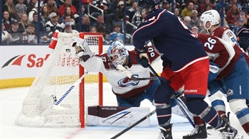 Nylander scores twice to lead Blue Jackets to 4-1 win over Avalanche