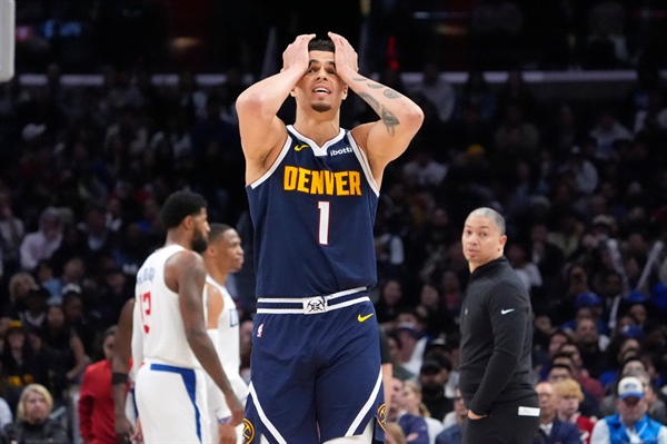 Nuggets fall one shot short of late comeback at Los Angeles Clippers,...