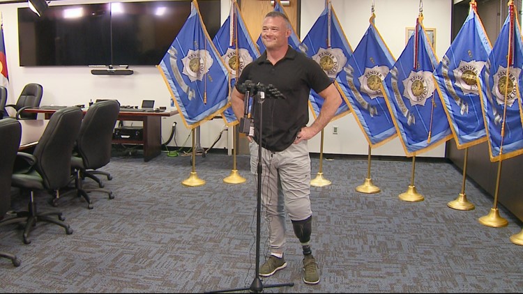 Denver sergeant injured at Nuggets parade set to be honored by Rockies