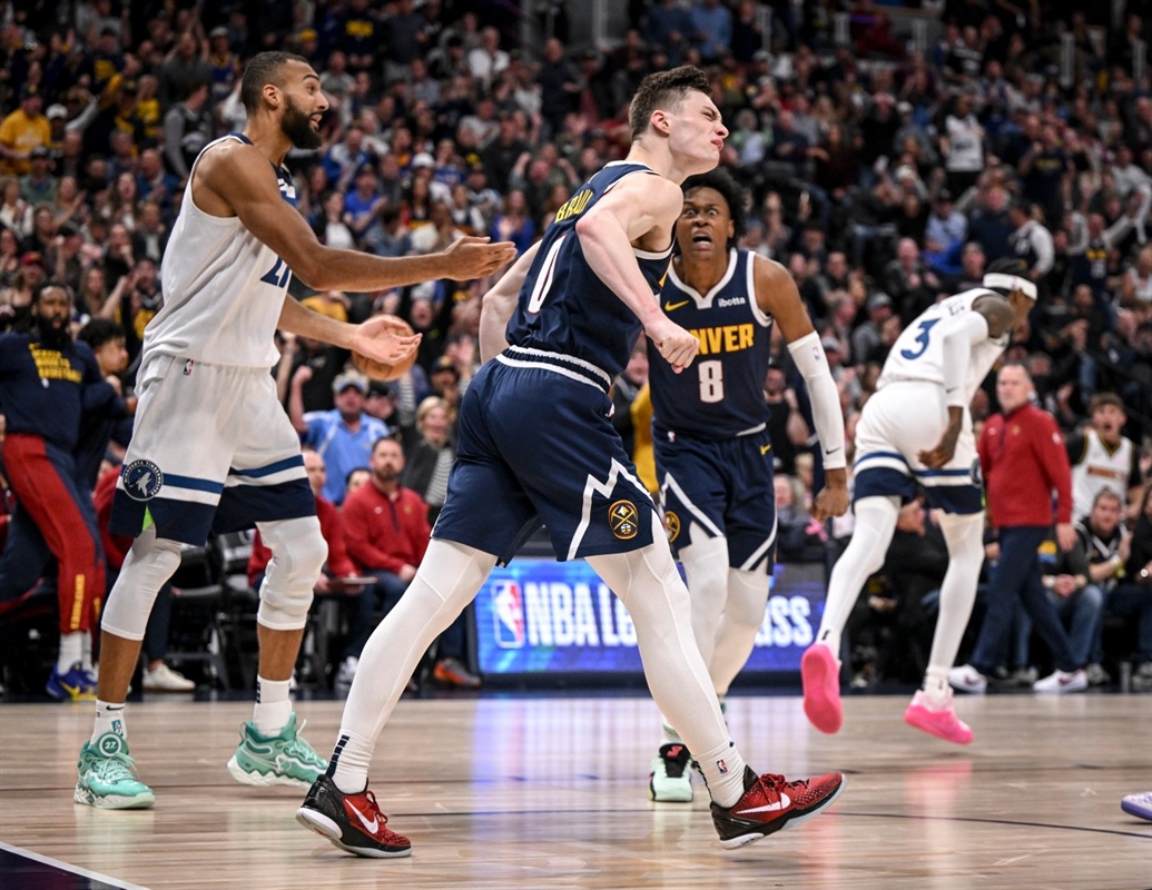 Christian Braun posterizes Rudy Gobert with left hand to punctuate Nuggets’ last home game before playoffs: “My best sequence in the NBA”