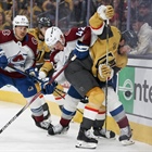 Avalanche blows three-goal lead, loses in overtime to defending champion Vegas