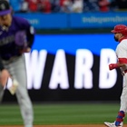 Schwarber homers twice as Phillies finish sweep of Rockies