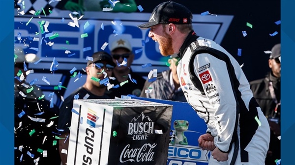 Reddick steals win at Talladega for Michael Jordan as McDowell crashes at...