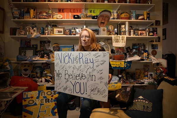 Denver Nuggets superfan Vicki Ray sues team owner Kroenke Sports and...