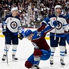 PHOTOS: Colorado Avalanche down Winnipeg Jets 6-2 in Game 3 of first-round NHL playoff series