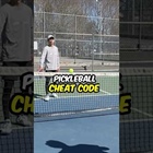 The REAL pickleball cheat code... @everydaydink #pickleball #pickleballdoubles #pickleballrocks