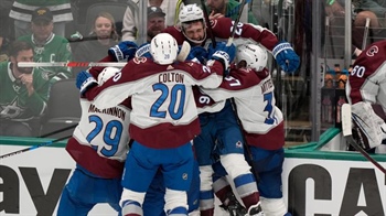 Avalanche finish 3-goal comeback to beat Stars 4-3 in OT to open 2nd round