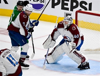 WATCH: Avalanche defenseman Devon Toews leaves Game 2 after hit from Stars’...