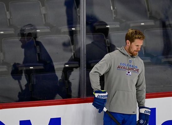 One year removed from cartilage transplant surgery, Avalanche captain Gabe Landeskog has more work left before potential return