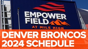 Denver Broncos 2024 schedule announced