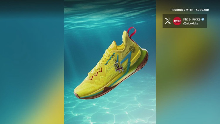 Nikola Jokic launching SpongeBob shoe collection