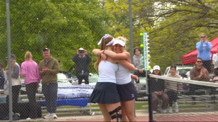 Champions crowned in tennis state championships