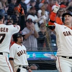 Giants complete 3-game sweep of Rockies behind rookie pitcher's 1st MLB win