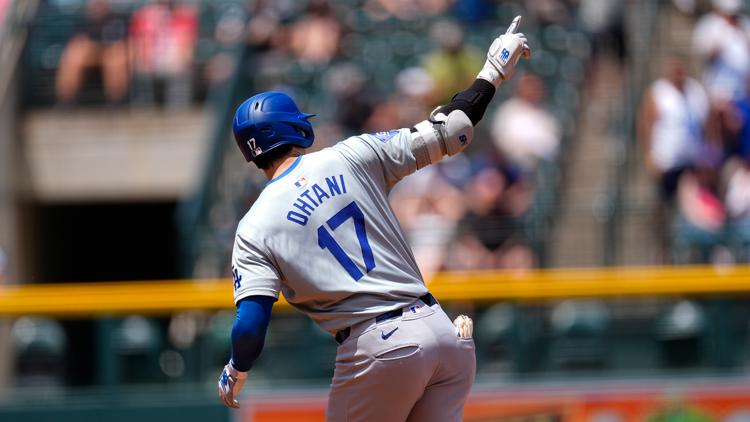 Ohtani hits 21st homer, Smith and Freeman also go deep in Dodgers' 5-3 victory over Rockies