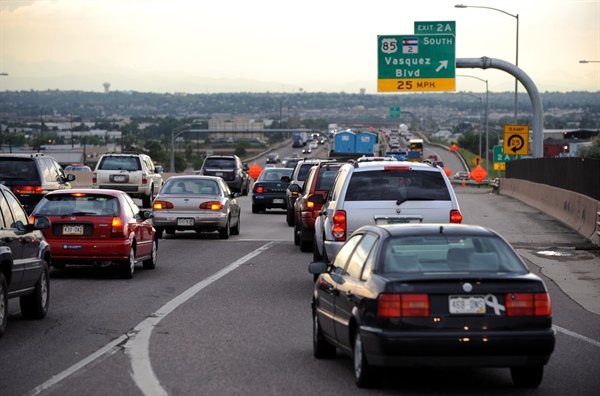 Westbound Interstate 270 closed for fire in I-25 tunnels