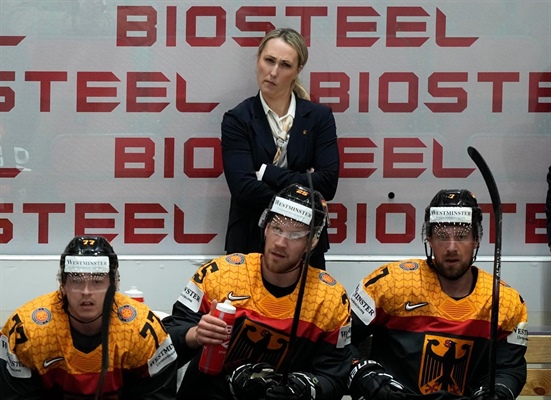 Jessica Campbell will be the first woman on an NHL bench as assistant coach...