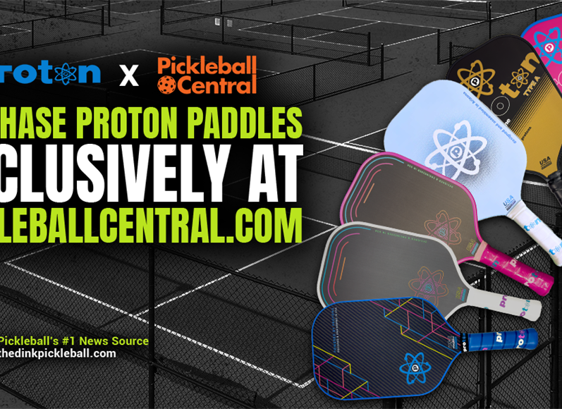 Highly Anticipated Proton Line of Paddles Now Available at Pickleball Central