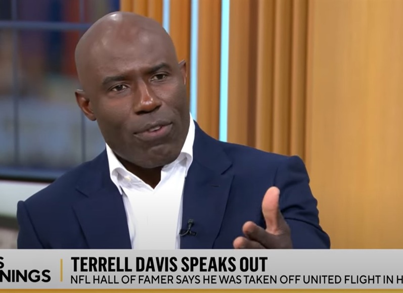 WATCH: Terrell Davis says he felt “powerless” after being handcuffed on United...