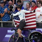 Jennifer Valente defends Olympic omnium gold to wrap up best Summer Games for US cycling in 40 years