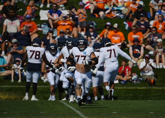 Broncos offensive line wants to rise to coach Sean Payton’s preseason challenge: “You’ve just got to love it”