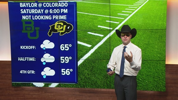 Colorado-Baylor weather not looking prime: Here's the rainy Colorado forecast