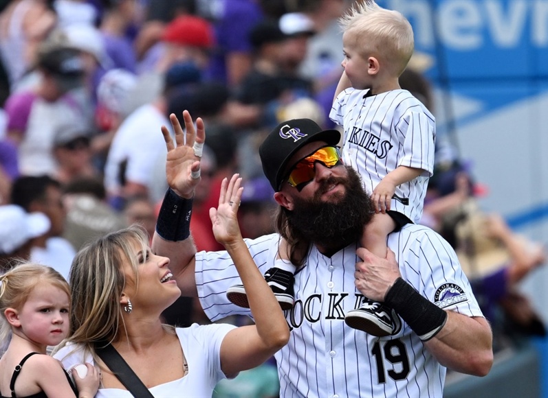 PHOTOS: Colorado Rockies outfielder Charlie Blackmon plays his last game