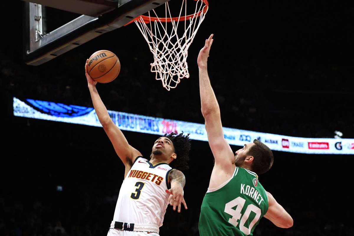 Nuggets vs. Celtics observations: Julian Strawther’s game, depth struggles and a quiet Abu Dhabi crowd