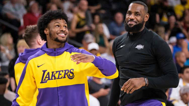 While LeBron and Bronny prepare for their historic family pairing, the Lakers...