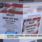 Colorado voters can now drop off their ballots ahead of Election Day