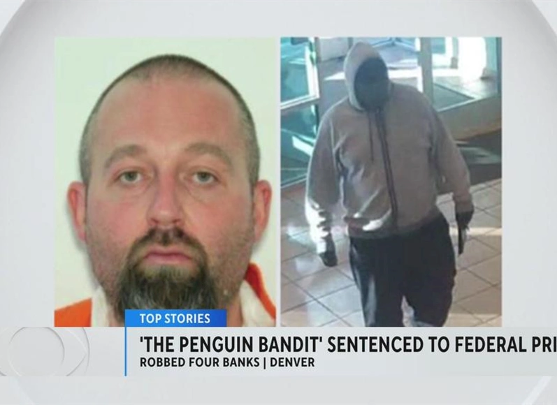 "Penguin Bandit" of Denver sentenced to over 13 years for bank robberies