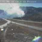 Wildfire burning in Colorado's mountains near Frisco