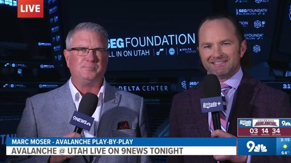 Go Avs Go! Jon Tritsch talks to Colorado Avalanche announcers Marc Moser and Mark Rycroft ahead of the team's first game to be broadcast on 9NEWS