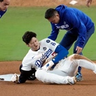 Shohei Ohtani partially dislocates left shoulder during World Series Game 2, status TBD