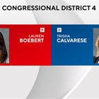 Republican Lauren Boebert faces Democrat Trisha Calvarese in Colorado's 4th Congressional District