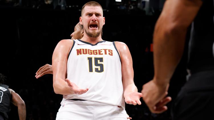 Jokic has 29 points, 18 rebounds and 16 assists to lead Nuggets past Nets 144-139...