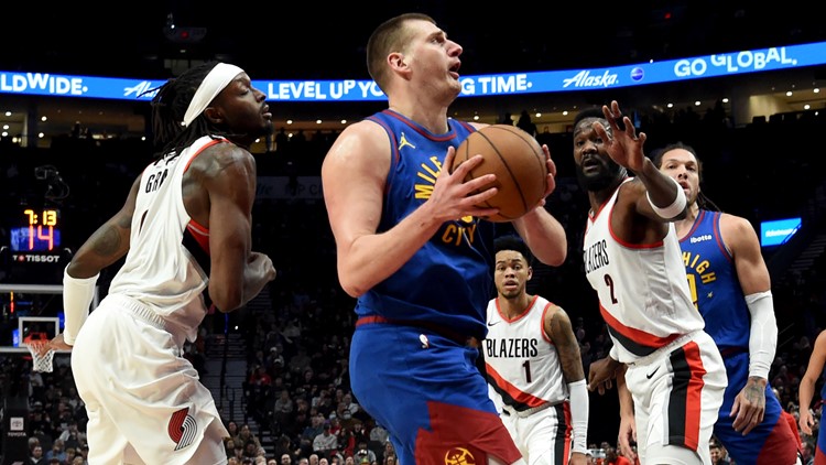 Jokic's 17th triple-double of the season helps Nuggets top Trail Blazers 127-112