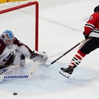 Nathan MacKinnon hits 100-point mark in Avalanche’s 5-0 shutout of Blackhawks