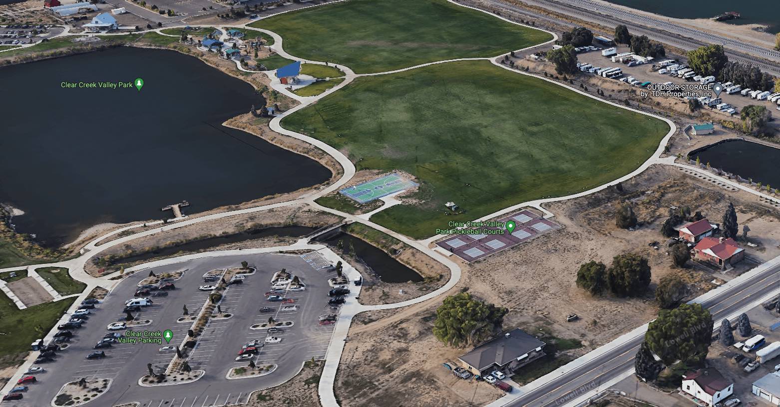 Clear Creek Park - Denver - Arvada Areial shot